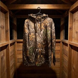 Camouflage Hooded Sweatshirt